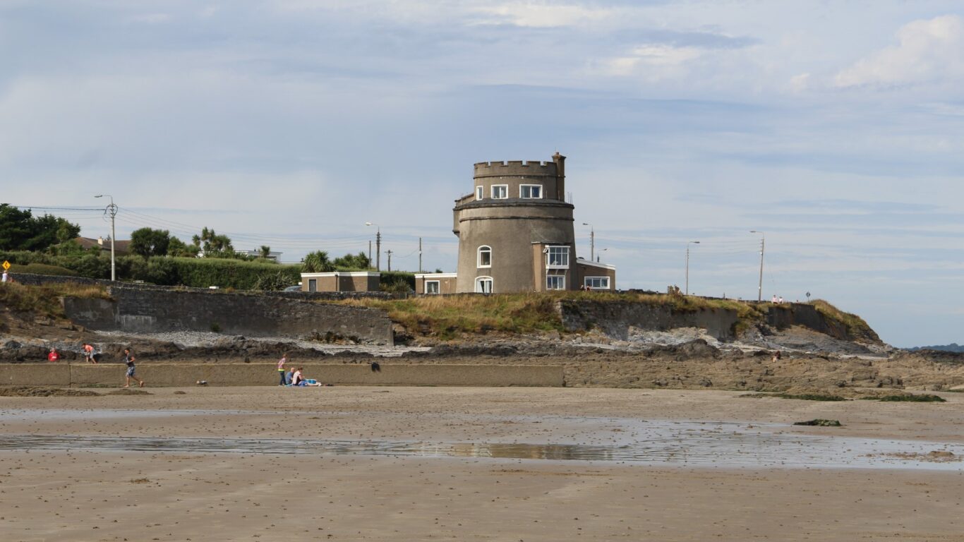 Mortello Tower Portmarnock Beach Dublin Ireland